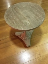 Tavolino in Legno Blanc Mariclò da Camera Sala Salotto Shabby Style Chic