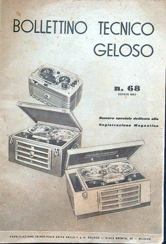 Bollettino tecnico geloso - bollettino,