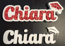 Contenitore Portaconfetti in Polistirolo NOME PERSONALIZZATO CON CAPPELLO LAUREA