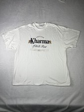 Kharma LDB Fest 2019 Modelo Strappo Bianco Uomo Taglia XXL Gildan Hammer Hardcore Merch