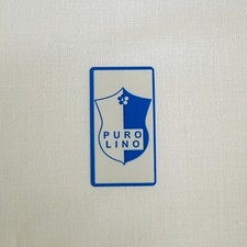 Puro lino al metro altezza 70 tessuto asciugamani tovaglia panna bianco AA514