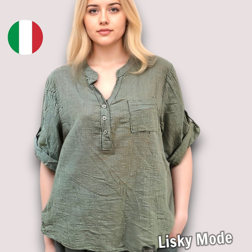 Camicia italia oversize donna - camicia,