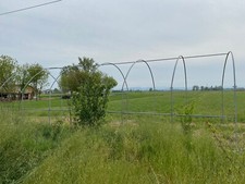 serra da giardino in acciaio zincato 5,30 mt x11,90 mt H4,00 mt con COPERTURA