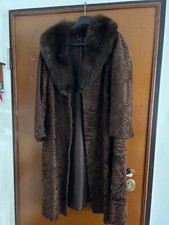 pelliccia astrakan con collo