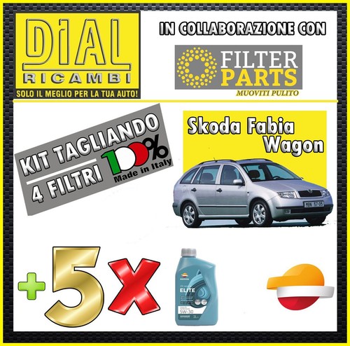 Kit tagliando 4pz 5lt olio - kit,
