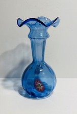 VTG Hand Blown Art Glass Vase