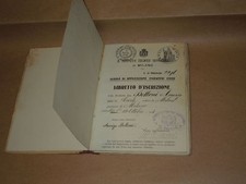 LIBRETTO DEL REGIO ISTITUTO TECNICO SUPERIORE VERA RARITA' FIRME IMPORTANTI 1911