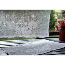 COPPIA TENDINE  UNCINETTO 80x44 cm "Farfalla"