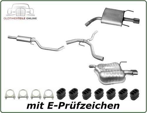 Set scarico opel - vectra, 2.2