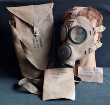 Militaria WW2 Maschera Antigas Italiana Pirelli PIR 35 del 1935 - No Filtro