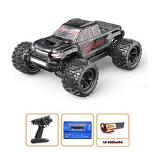 Brushless 4S Auto Camion Truggy - 60MPH + batteria e caricatore MJX 1/10 10208 Nero