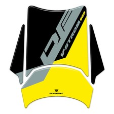 Paraserbatoio Adesivi 3D Serbatoio moto Suzuki V Strom 800 DE Verde compatibili