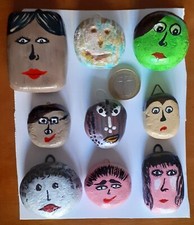 LOTTO 9 MASCHERINE DIPINTE A