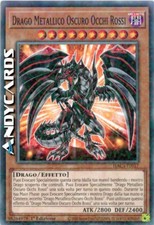 DARK METALLIC DRAGON RED EYES