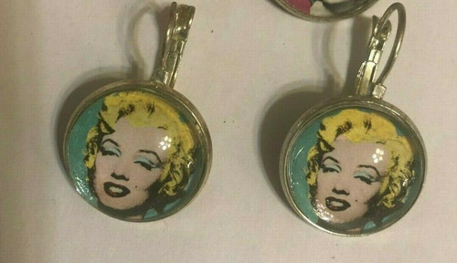Orecchini retrò verdi marilyn - orecchini,