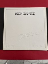 Burattini e Marionette di Otello Sarzi Madinini Cofanetto Numerato e Autografato