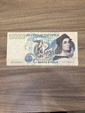 Banconota da 500000 lire Raffaello 