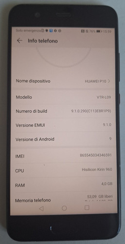 Huawei p10 vtr l09 - vtr-l09, graphite
