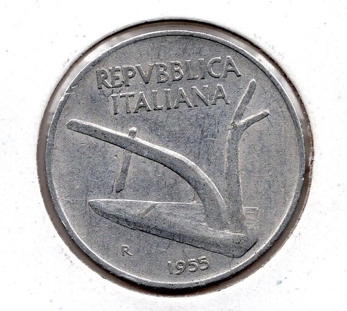 1955 italy lire - italy, 10