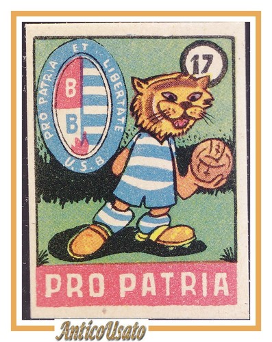 Figurina calcio pro patria - figurina,