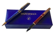 Set Da 2 Penne A Sfera Waterman Paris Vintage Da Collezione Ottime Condizioni.