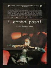 I CENTO PASSI poster manifesto Marco Tullio Giordana Lo Cascio Mafia D63