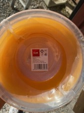 LOTTO 24 COPPETTE DOLCE ARANCIO DIAMETRO 12,5 CM TAVOLA DESSERT ARANCIONE STOCK 