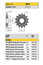 393 - PIGNONE PASSO 520 HONDA
