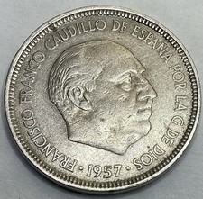 SPAGNA 1957(63) 5 Pesetas