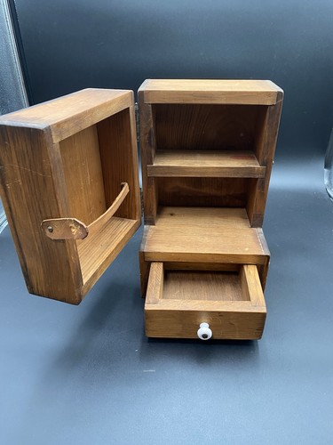 Cassettiera vintage legno