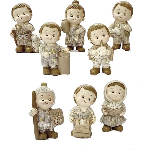 Set statue in resina - 8,