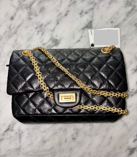 Borsa chanel pelle nera - borsa, 2.55,