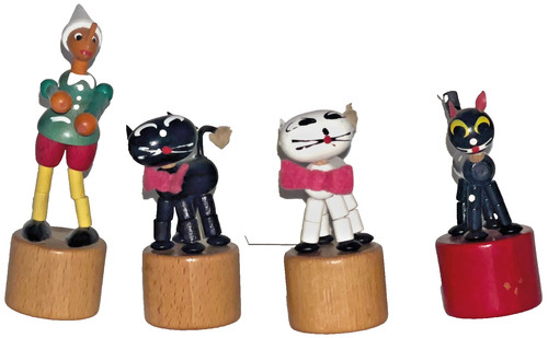 Lotto siltoys vintage legno - lotto, 4