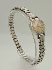 Orologio Donna Vintage 1955 Longines Acciaio Elegante Quadrante Anche Patina GWO Cal. 13,15 V