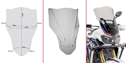 Givi cupolino fumè x - givi,