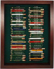 Vetrina Portapenne Collezione Golf Organizer Montaggio a Parete Scatola Portaoggetti in Legno