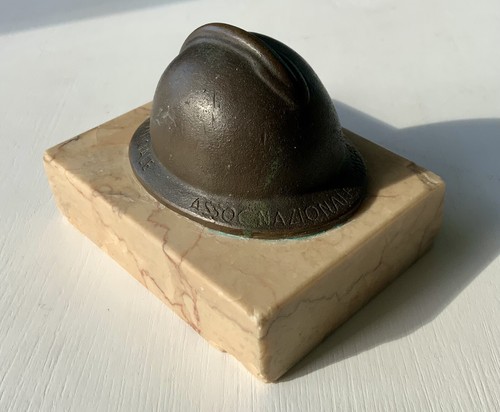 Elmetto miniatura bronzo - miniatura,