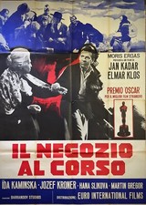 IL NEGOZIO AL CORSO-Manifesto affiche originale-4F-Ebraismo-1965-