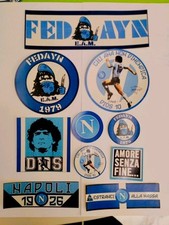 10 ADESIVI ULTRAS FEDAYN NAPOLI CURVA B PAPER ADESIVA NON PER ESTERNO