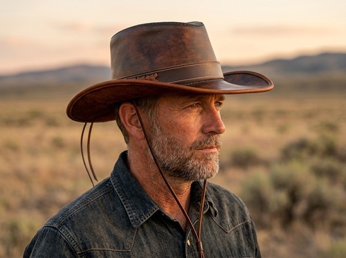 Cappello western per uomo