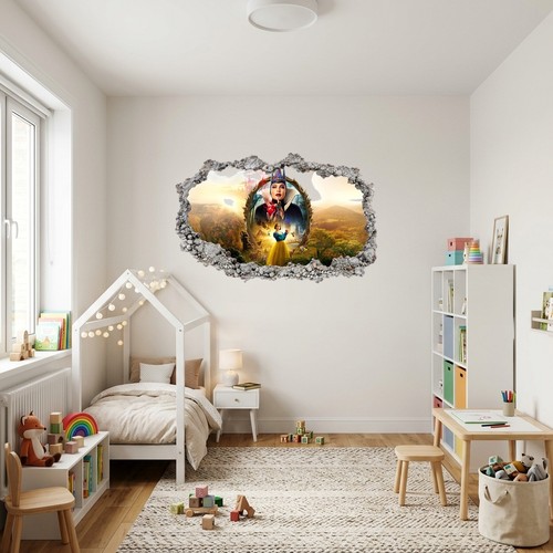 Adesivo disney biancaneve - disney, 3d