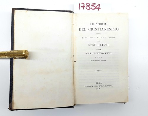 Nepveu lo spirito del - p.,