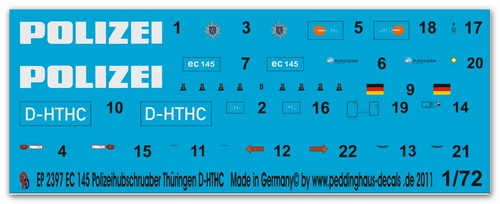 Decalcomanie peddinghaus 72 - peddinghaus, 1/72