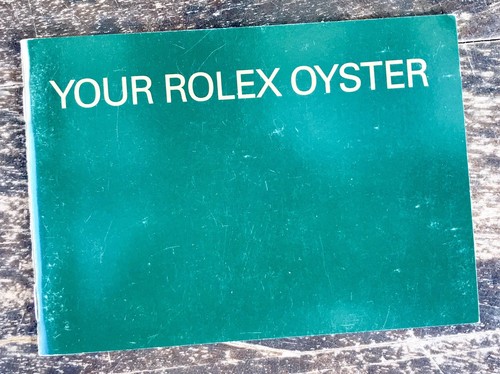 Rolex oyster booklet 2004 - rolex,