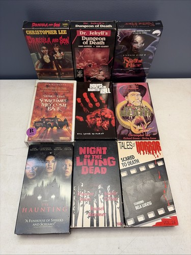 Lot vhs horror movies - lot,