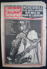 SUPER SOUND 1/1973 OSANNA PALEPOLI LE ORME LUCIO BATTISTI FLYING BURRITO BROS.