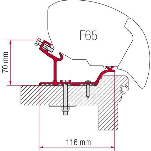 Staffe tendalino f68 - staffe,
