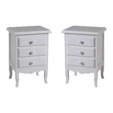 2 COMODINI IN LEGNO SHABBY