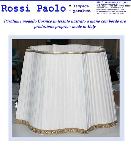 Paralume cornice tronco cono - tronco,