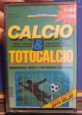 CALCIO TOTOCALCIO Commodore 64 Cassetta Edicola Giochi C64 LOGICA 2000 JUVENTUS